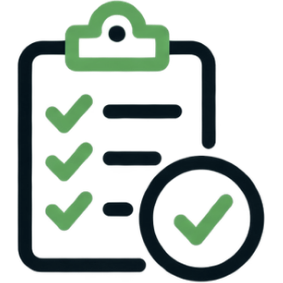 Checklist with a check mark