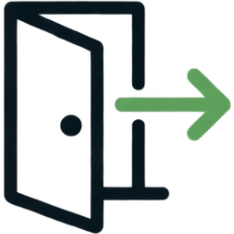 Open door representing physician retention