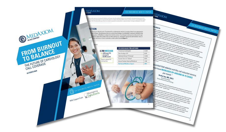 From Burnout to Balance MedAxiom white paper