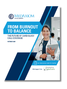 From Burnout to Balance MedAxiom white paper
